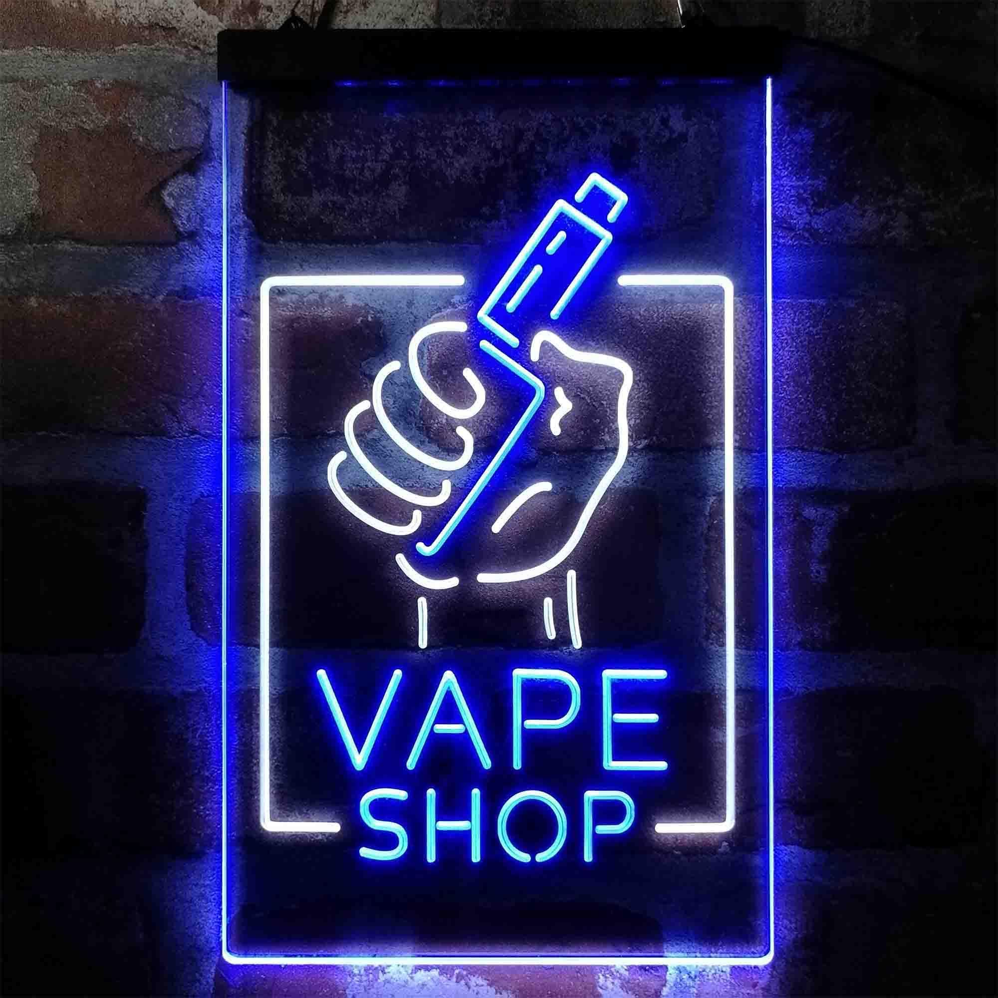 ADVPRO Vape Shop Holding Hand Display Dual-Color LED