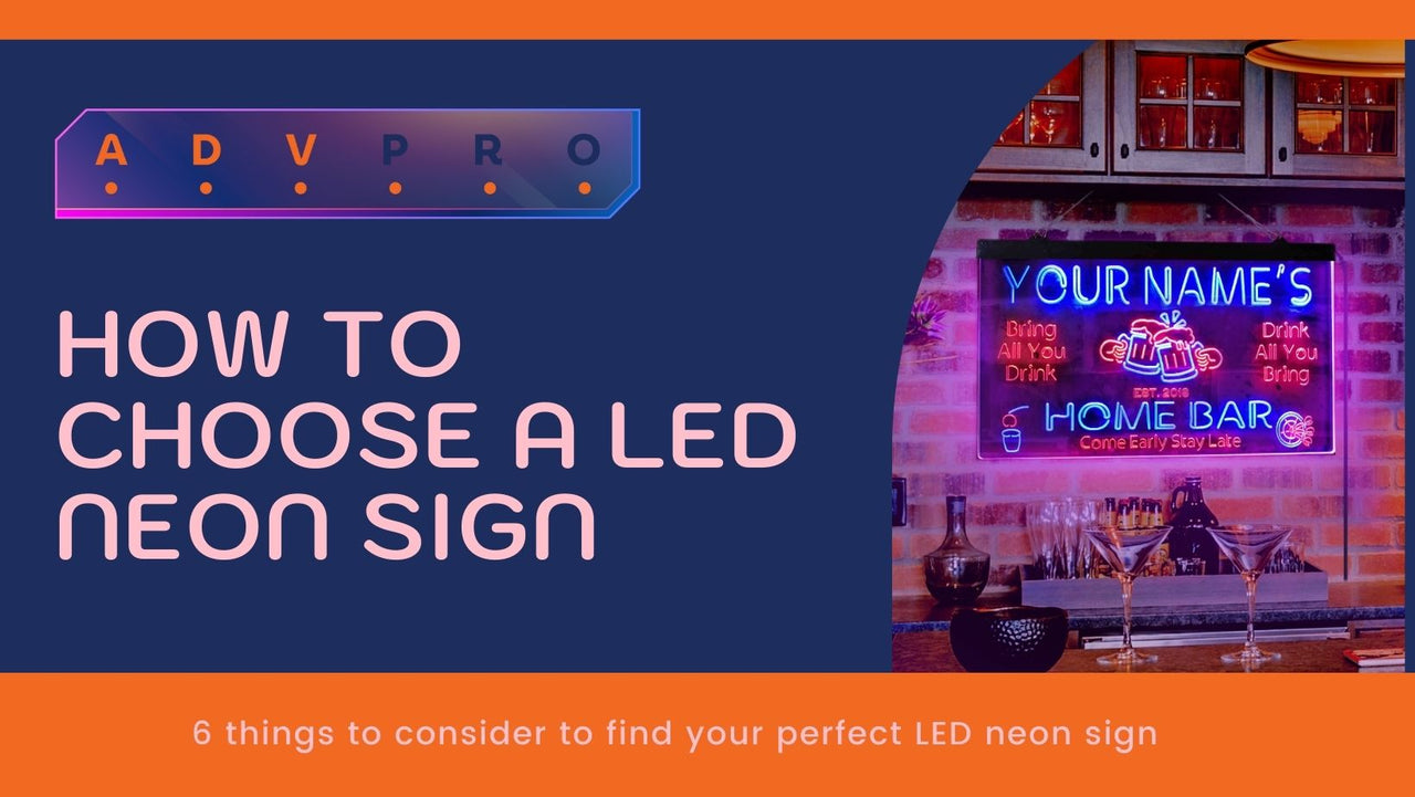 How to choose a LED neon sign?