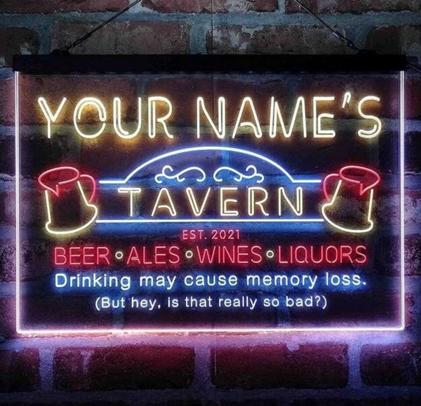 Personalized Tavern Beer Man Cave st9-px1-tm (v1)