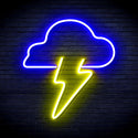 advpro-cloud-and-lighting-bolt-ultra-bright-led-neon-sign-fnu0003 - Blue & Yellow