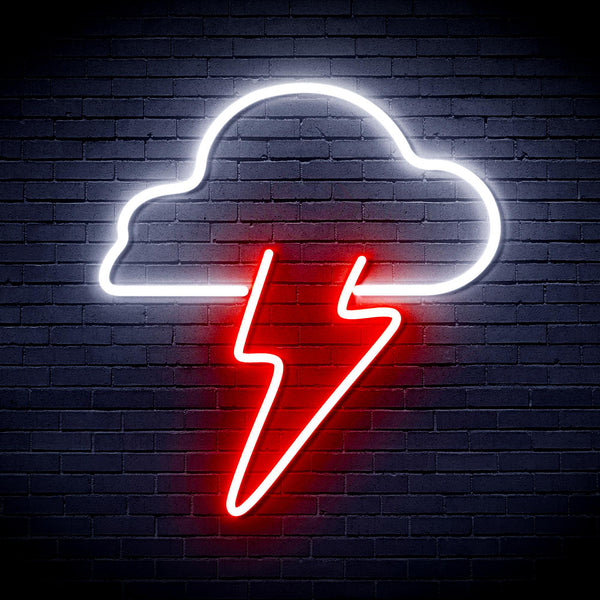 advpro-cloud-and-lighting-bolt-ultra-bright-led-neon-sign-fnu0003 - White & Red