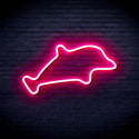 advpro-dolphin-ultra-bright-led-neon-sign-fnu0025 - Pink