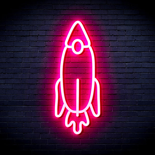 advpro-rocket-ultra-bright-led-neon-sign-fnu0032 - Pink