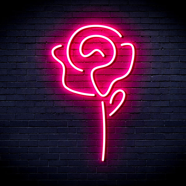 advpro-rose-ultra-bright-led-neon-sign-fnu0034 - Pink