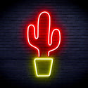 advpro-green-cactus-ultra-bright-led-neon-sign-fnu0035 - Red & Yellow