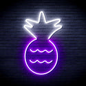 advpro-pineapple-ultra-bright-led-neon-sign-fnu0043 - White & Purple