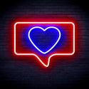 advpro-heart-in-chat-box-ultra-bright-led-neon-sign-fnu0052 - Blue & Red