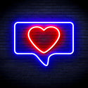 advpro-heart-in-chat-box-ultra-bright-led-neon-sign-fnu0052 - Red & Blue