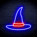 advpro-wizard-hat-ultra-bright-led-neon-sign-fnu0056 - Red & Blue