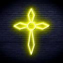 advpro-holy-cross-ultra-bright-led-neon-sign-fnu0060 - Yellow