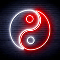 advpro-tai-chi-symbol-ultra-bright-led-neon-sign-fnu0066 - White & Red