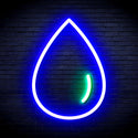 advpro-water-droplet-ultra-bright-led-neon-sign-fnu0070 - Green & Blue