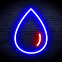 advpro-water-droplet-ultra-bright-led-neon-sign-fnu0070 - Red & Blue