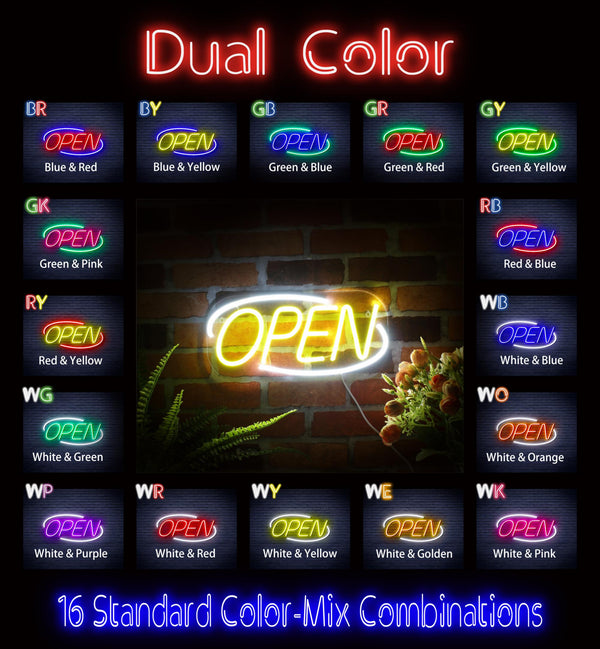 advpro-open-sign-ultra-bright-led-neon-sign-fnu0080 - Dual-Color