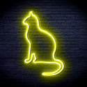 advpro-cat-ultra-bright-led-neon-sign-fnu0085 - Yellow