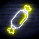 advpro-candy-ultra-bright-led-neon-sign-fnu0097 - White & Yellow