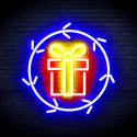 advpro-christmas-present-in-holly-wreath-ultra-bright-led-neon-sign-fnu0099 - Multi-Color 2