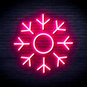 advpro-snowflake-ultra-bright-led-neon-sign-fnu0103 - Pink