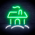 advpro-house-ultra-bright-led-neon-sign-fnu0110 - White & Green