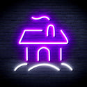 advpro-house-ultra-bright-led-neon-sign-fnu0110 - White & Purple