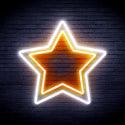 advpro-star-ultra-bright-led-neon-sign-fnu0122 - White & Orange