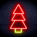 advpro-christmas-tree-ultra-bright-led-neon-sign-fnu0129 - Red & Yellow