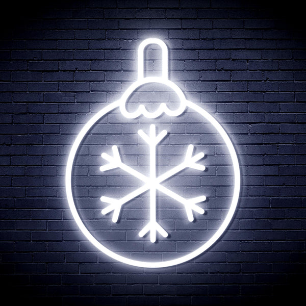 advpro-christmas-tree-ornament-ultra-bright-led-neon-sign-fnu0134 - White