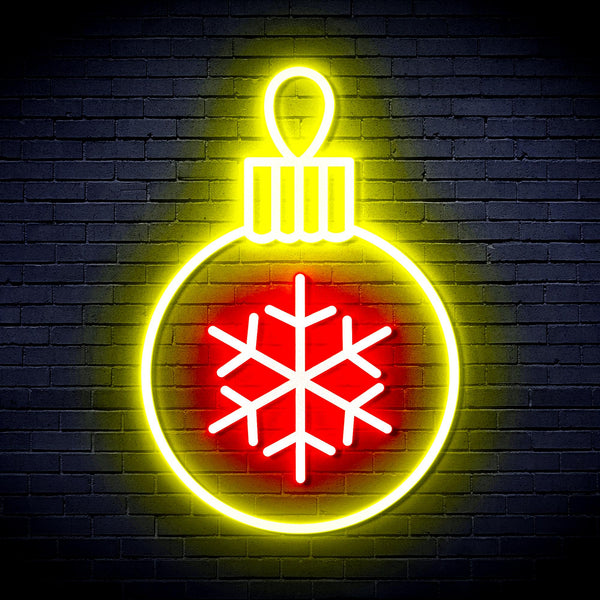 advpro-christmas-tree-ornament-ultra-bright-led-neon-sign-fnu0135 - Red & Yellow