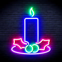 advpro-christmas-candle-ultra-bright-led-neon-sign-fnu0138 - Multi-Color 8