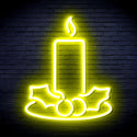 advpro-christmas-candle-ultra-bright-led-neon-sign-fnu0138 - Yellow