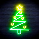 advpro-modern-christmas-tree-ultra-bright-led-neon-sign-fnu0140 - Green & Yellow