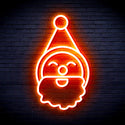 advpro-santa-claus-face-ultra-bright-led-neon-sign-fnu0153 - Orange