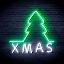 advpro-simple-christmas-tree-ultra-bright-led-neon-sign-fnu0157 - White & Green