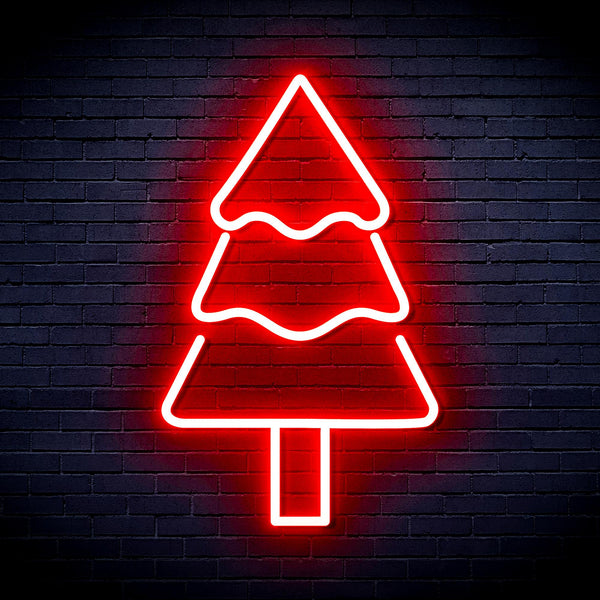 advpro-christmas-tree-ultra-bright-led-neon-sign-fnu0164 - Red