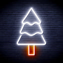 advpro-christmas-tree-ultra-bright-led-neon-sign-fnu0164 - White & Orange