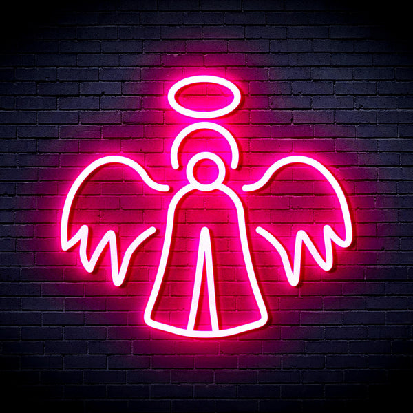 advpro-angel-ultra-bright-led-neon-sign-fnu0173 - Pink