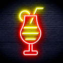 advpro-cocktail-drinks-ultra-bright-led-neon-sign-fnu0177 - Red & Yellow