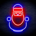 advpro-cute-santa-claus-ultra-bright-led-neon-sign-fnu0193 - Red & Blue