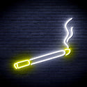 advpro-cigarette-ultra-bright-led-neon-sign-fnu0205 - White & Yellow