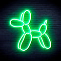 advpro-ballon-dog-ultra-bright-led-neon-sign-fnu0211 - Green