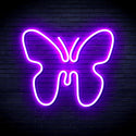 advpro-butterfly-ultra-bright-led-neon-sign-fnu0215 - Purple