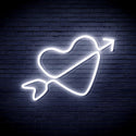 advpro-heart-with-arrow-ultra-bright-led-neon-sign-fnu0223 - White