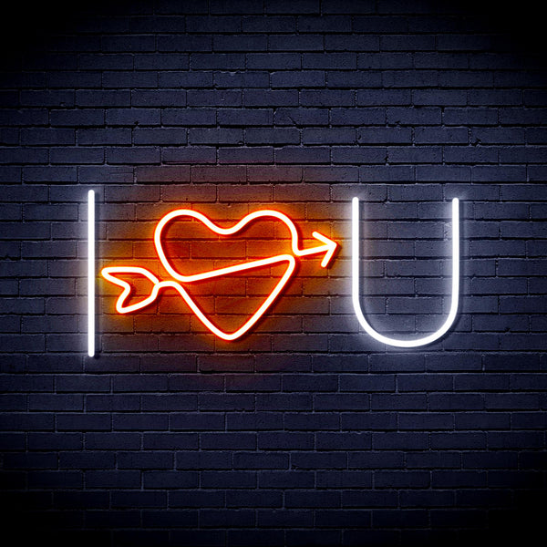 advpro-i-love-you-ultra-bright-led-neon-sign-fnu0227 - White & Orange