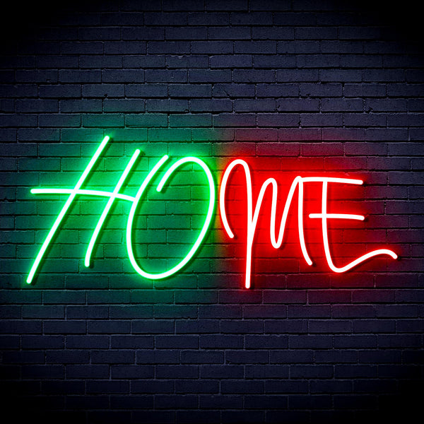 advpro-home-ultra-bright-led-neon-sign-fnu0242 - Green & Red