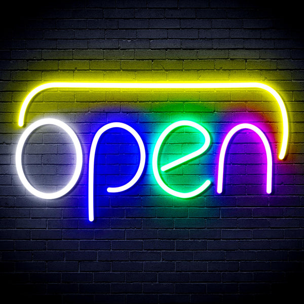 advpro-open-ultra-bright-led-neon-sign-fnu0244 - Multi-Color 7