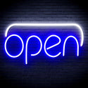 advpro-open-ultra-bright-led-neon-sign-fnu0244 - White & Blue