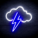 advpro-cloud-with-thunder-ultra-bright-led-neon-sign-fnu0258 - White & Blue