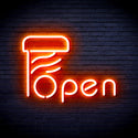 advpro-open-with-barber-pole-ultra-bright-led-neon-sign-fnu0263 - Orange