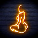 advpro-lady-back-shape-ultra-bright-led-neon-sign-fnu0267 - Golden Yellow