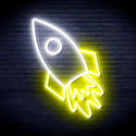 advpro-rocket-ultra-bright-led-neon-sign-fnu0274 - White & Yellow